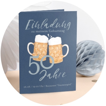 Einladungskarte Oktoberfest