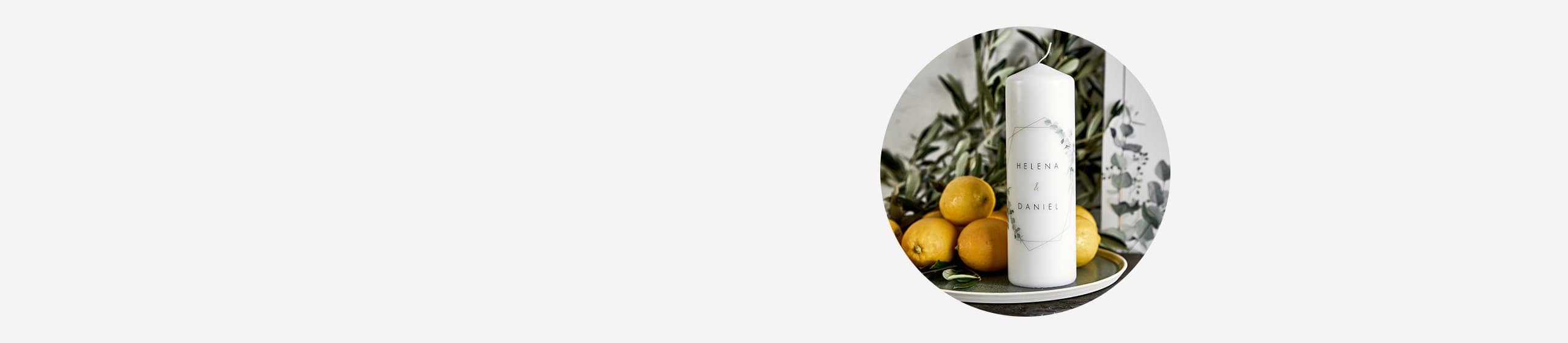 Hochzeitkerze ganz nach Ihren Vorstellungen