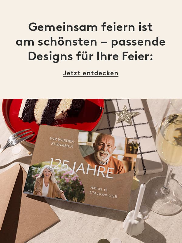 Design für Doppelgeburtstage 