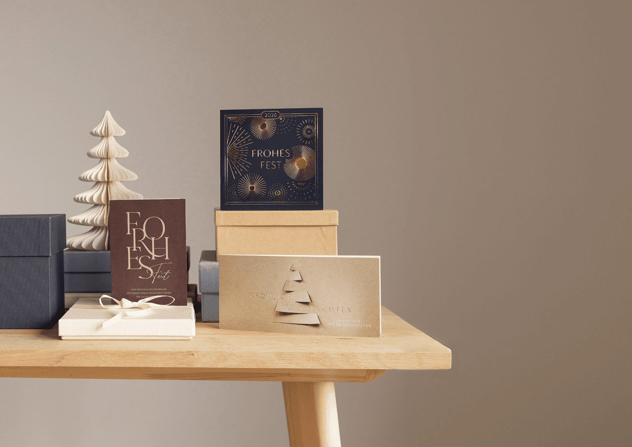 Geschäftliche Weihnachtskarten