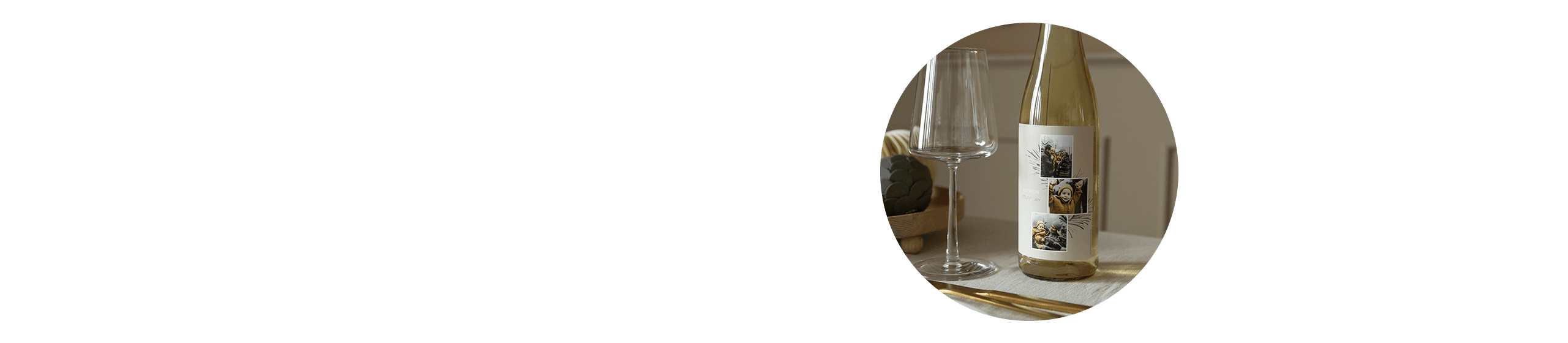 Den eigenen Hauswein servieren – mit Weinetiketten