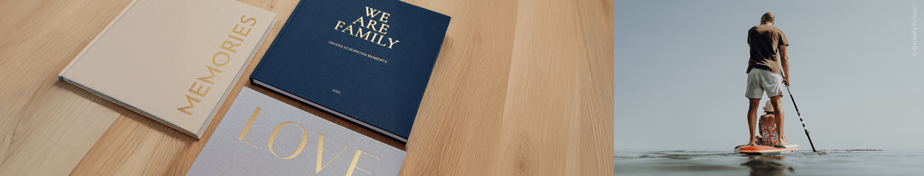 Fotobücher mit Stoffeinband