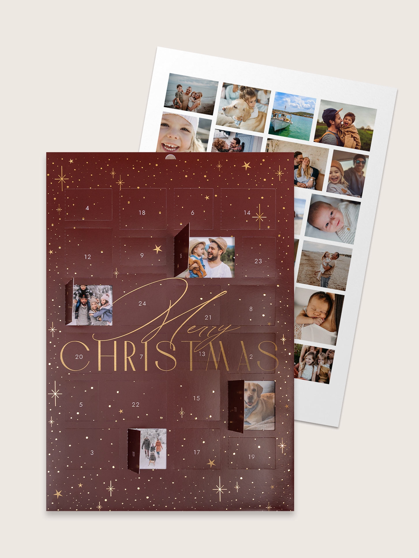 Adventskalender Festive Lettering