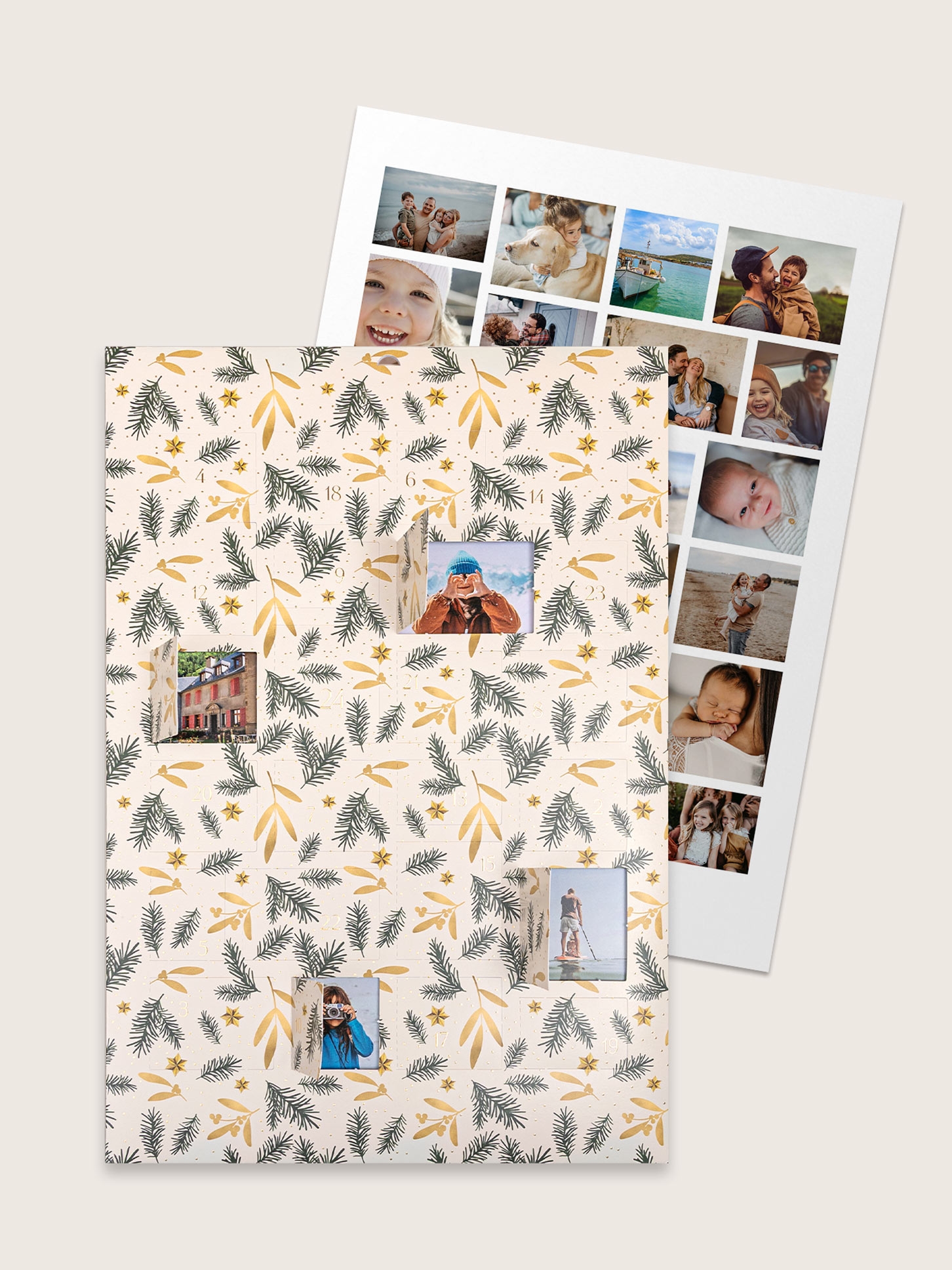 Adventskalender Festive Pattern