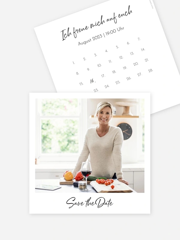Analogbild Save the Date