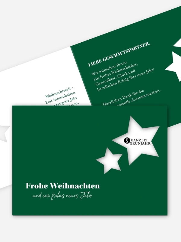 Festtagsgrüße (gestanzt)