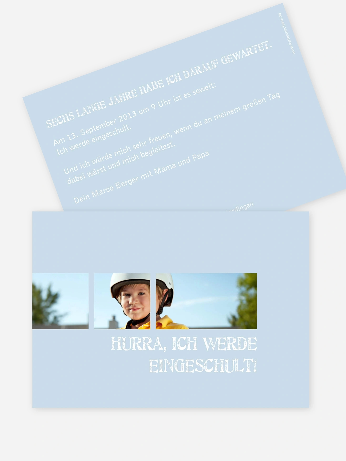 Einladung Einschulung Farbreich