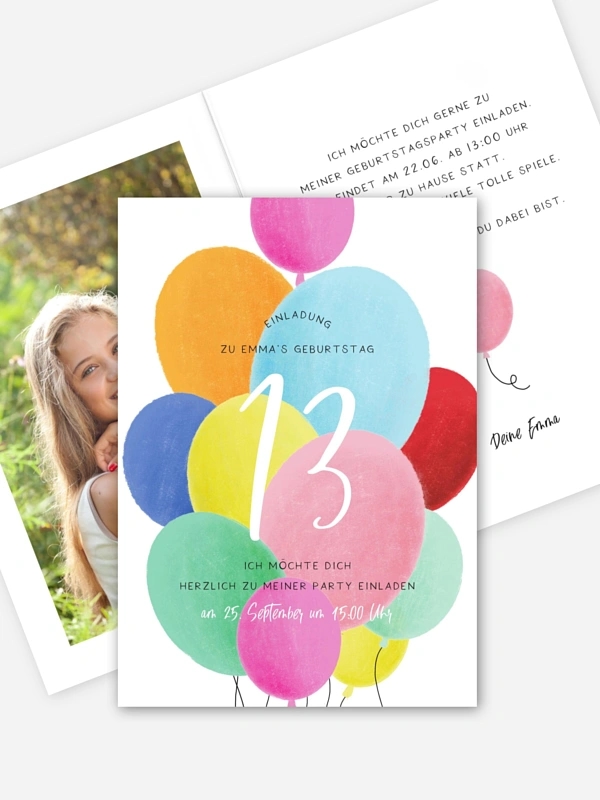 Bunte Ballons
