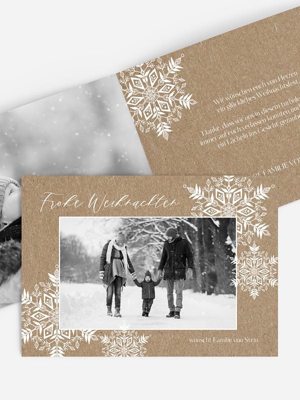 Soft Snowflake Kraftpapier