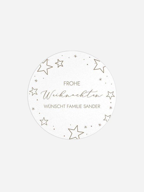 Weihnachtssterne Kraftpapier