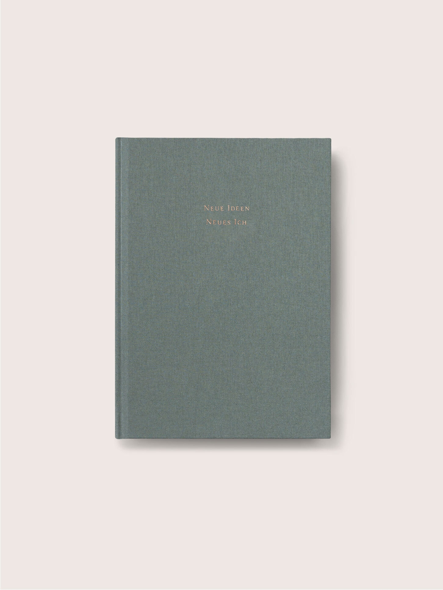 Notizbuch Stoffeinband veredelt