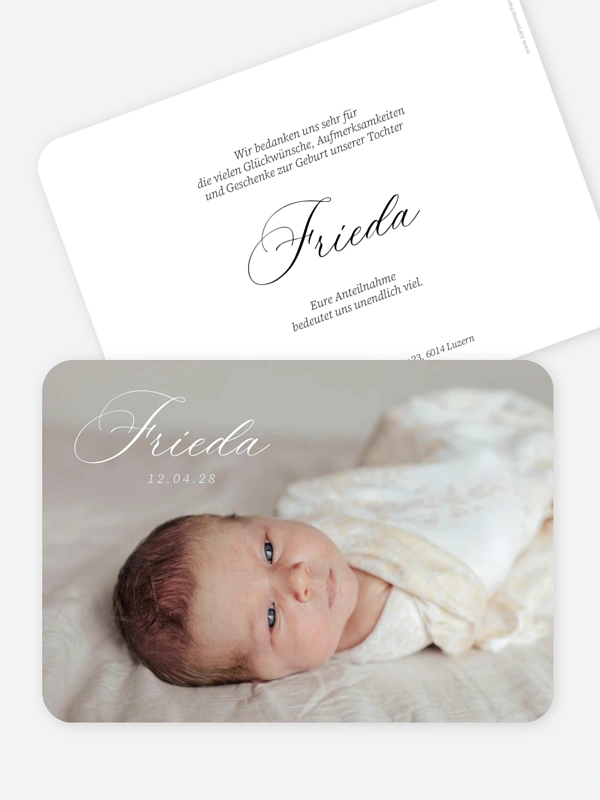 Zarte Handschrift