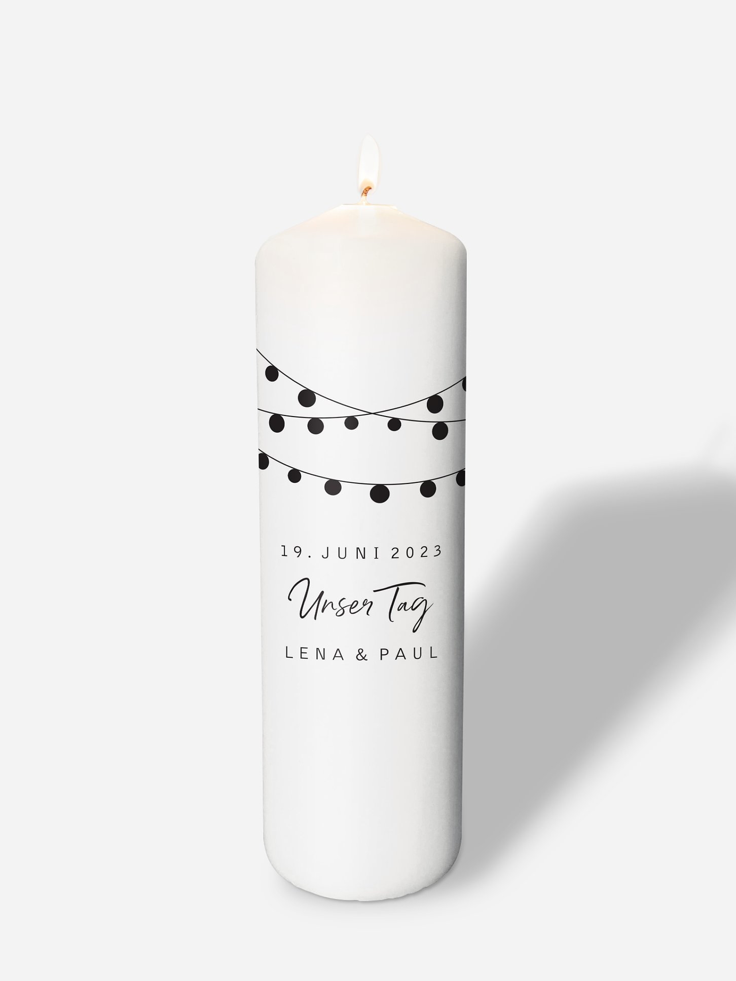 Hochzeitskerze Lichterzauber