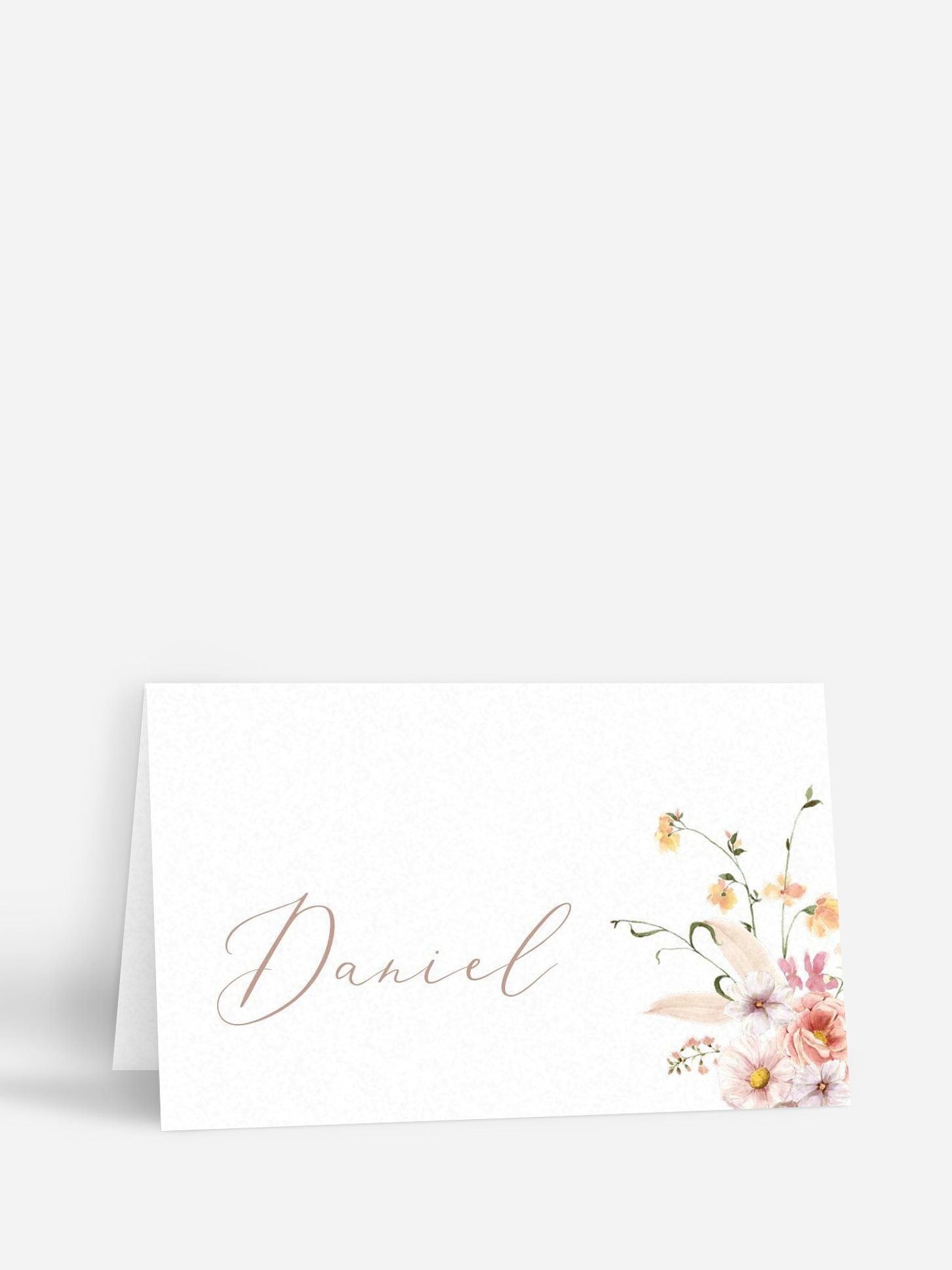 Tischkarte Hochzeit Flora