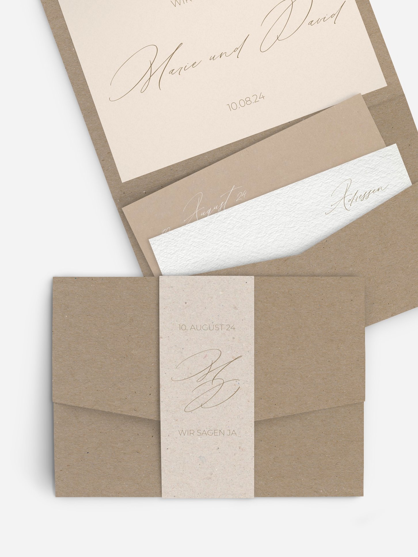 Hochzeitseinladung Paper Love