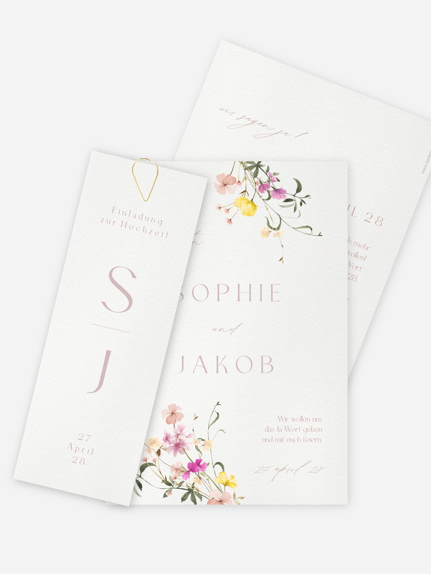 Hochzeitseinladung Garden of Love