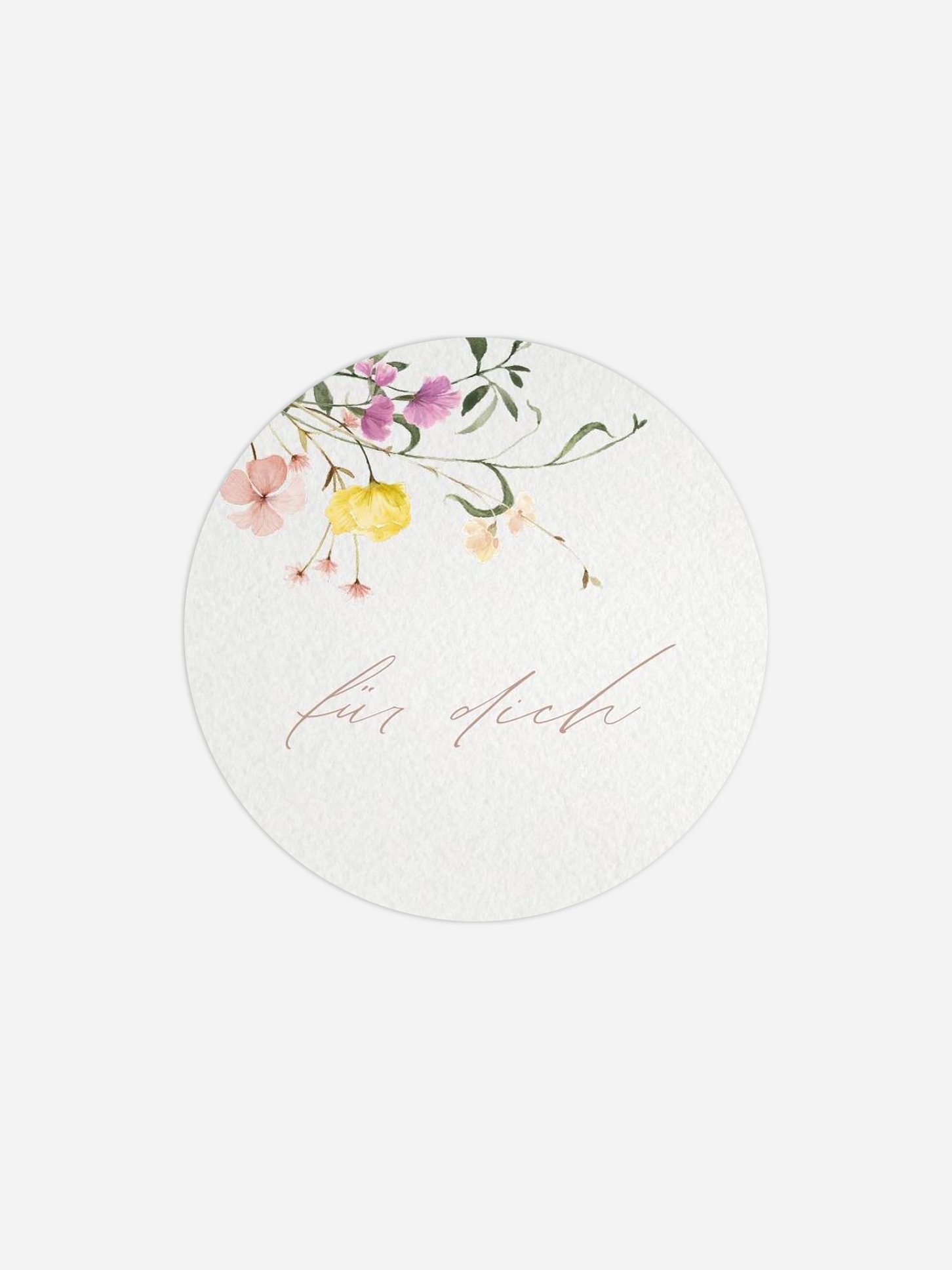 Geschenkaufkleber Hochzeit Garden of Love
