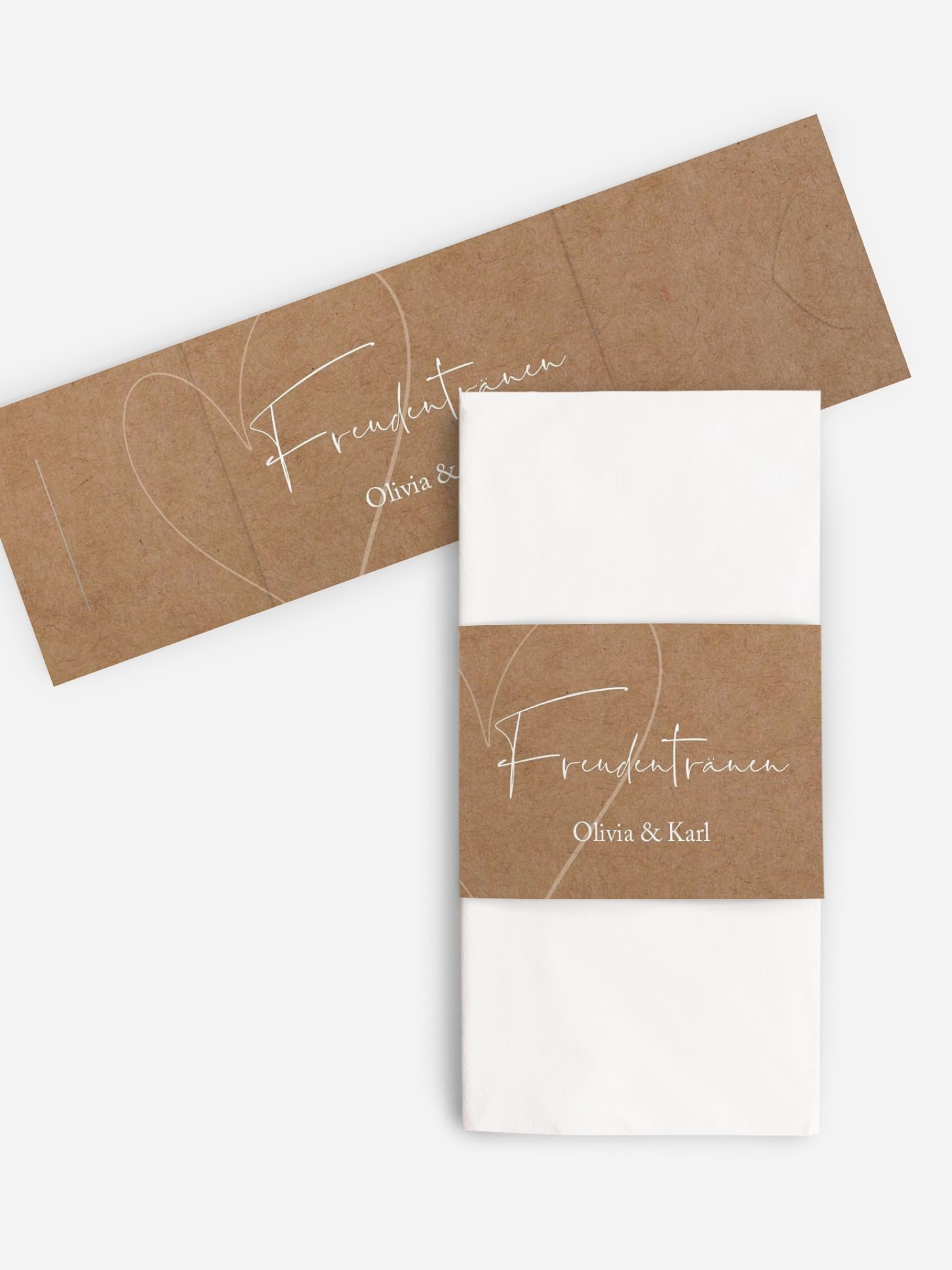 Freudentränen-Taschentücher Romantic Heart