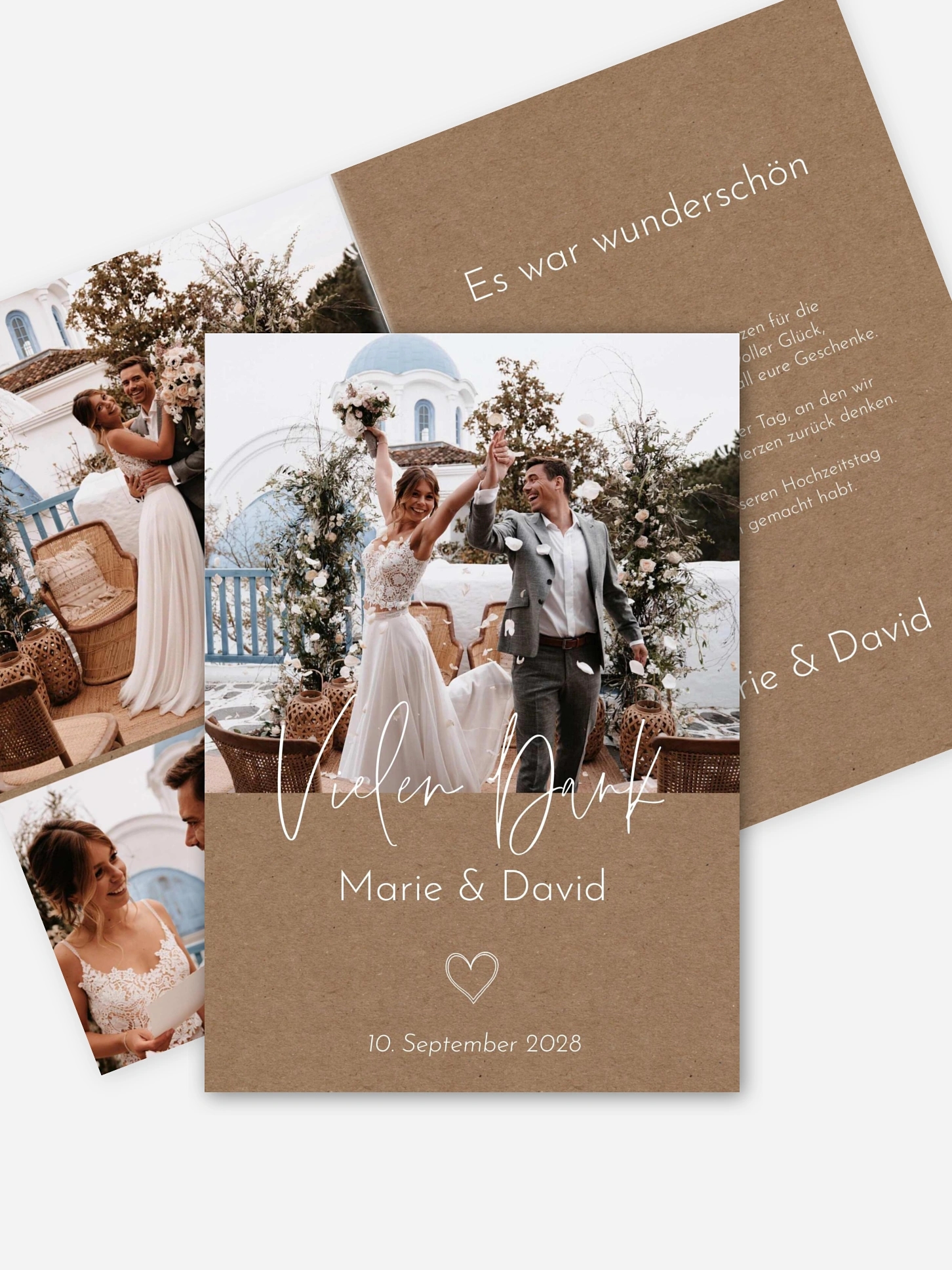 Dankeskarte Hochzeit Symbols of Love