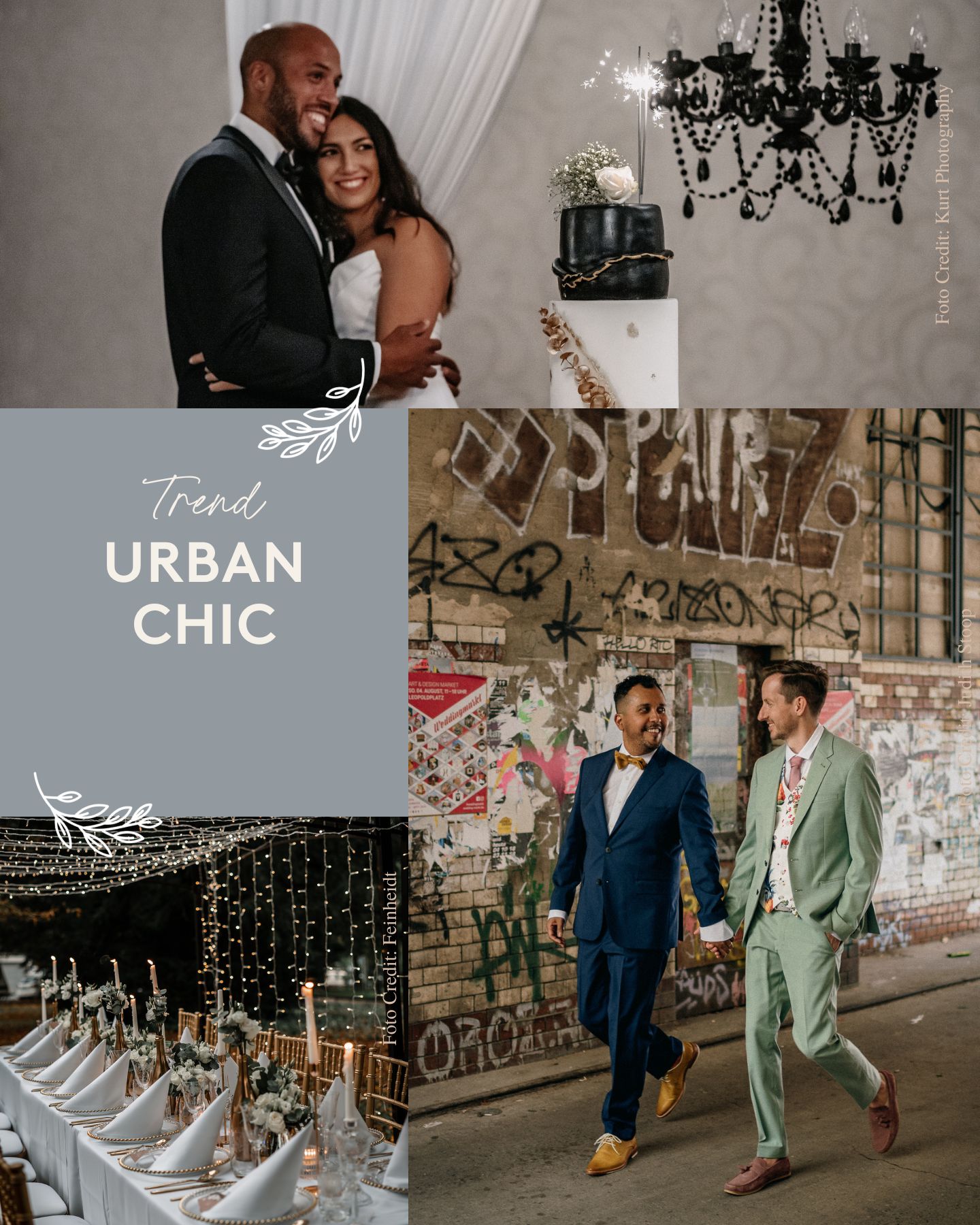 Hochzeitstrend Urban Chic