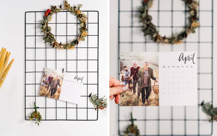 Memoboard selbst machen in 5 Schritten - Kalender DIY Idee!