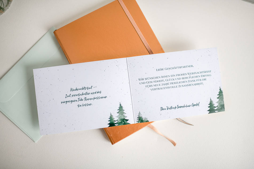 Die besten Texte für geschäftliche Weihnachtskarten