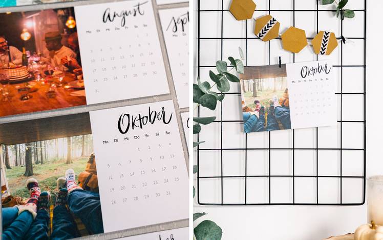 Memoboard selbst machen in 5 Schritten - Kalender DIY Idee!