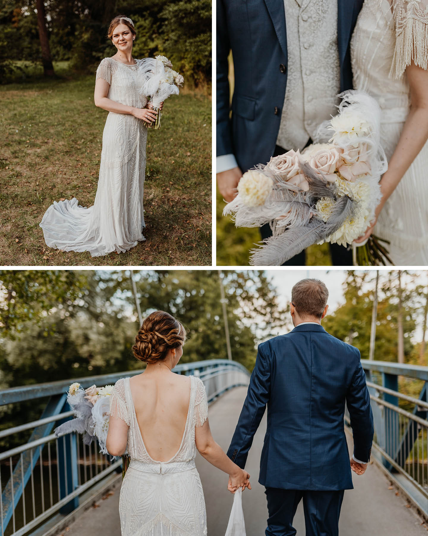 Brautpaar, Hochzeit, Outfits