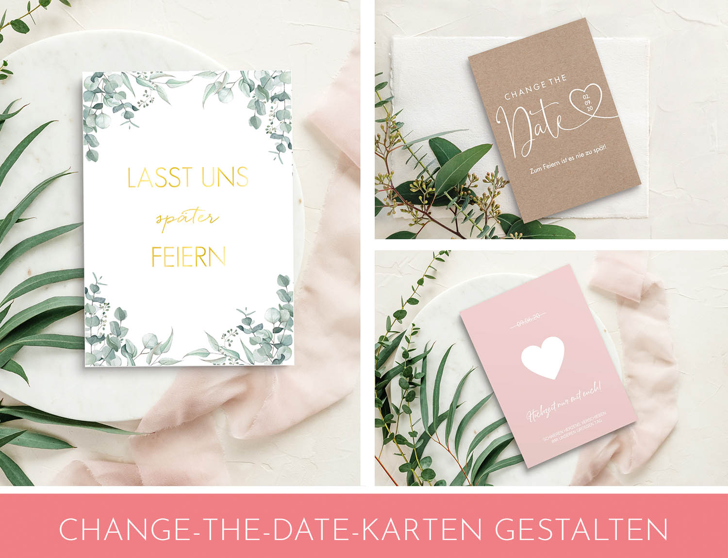 change the date Karten zur Hochzeit