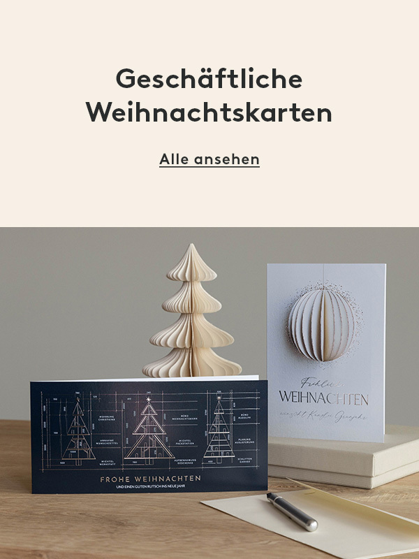 Für Geschäftskontakte Karten mit Ihrem Logo
