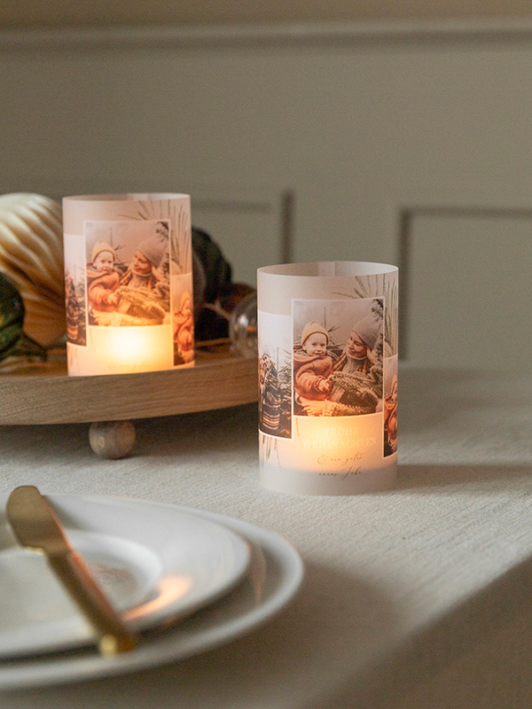 Windlicht Weihnachten Christmas Sparkle