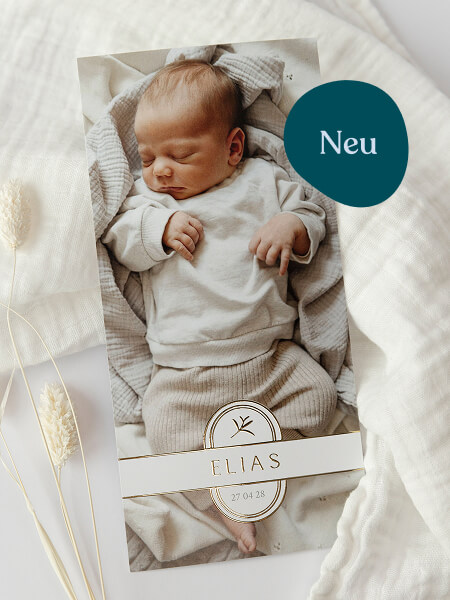 Geburtskarte Herzstück