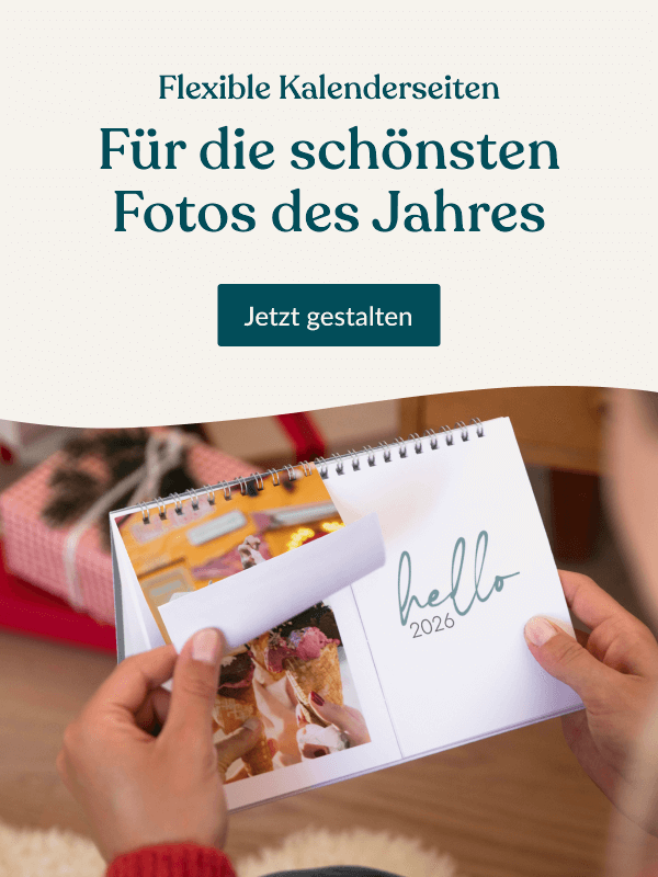 Immer wieder Lieblingsmomente Flexibler Tischkalender