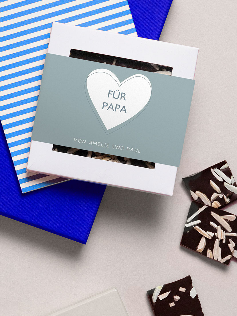 Schokolade Vatertag Herzenswünsche