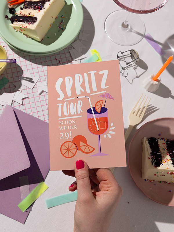 EINLADUNG 30. GEBURTSTAG Spritz-Tour